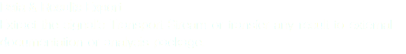 Data & Results Export
Extract the signal's Transport Stream or transfer any result to external documentation or analysis package.